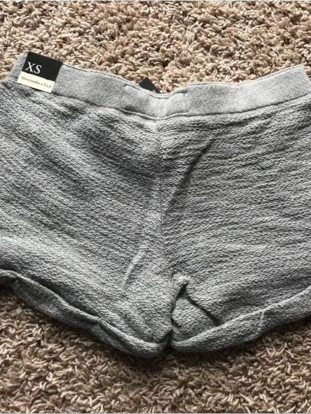 NWT Abercrombie & Fitch Soft Gray Shorts Xs - Picture 4 of 4